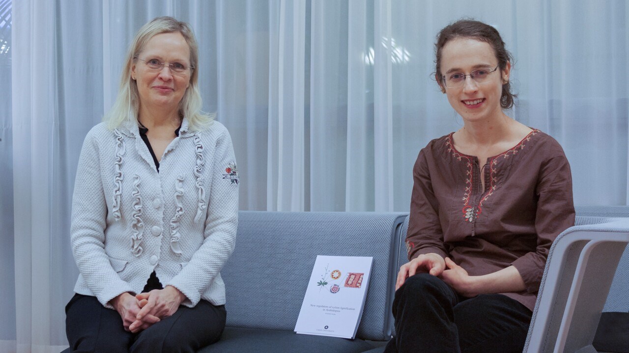 Bernadette Sztojka och Hannele Tuominen
