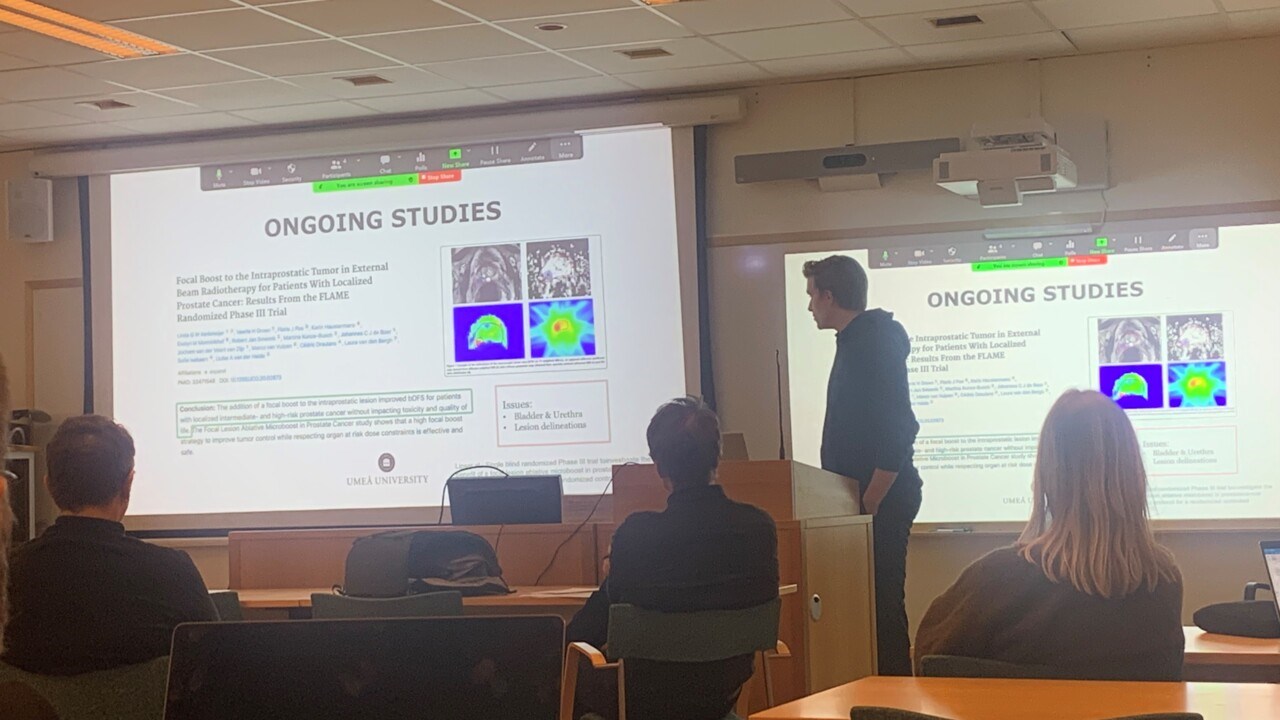 Presentation av forskningsprojekt under Doktoranddagen 2023