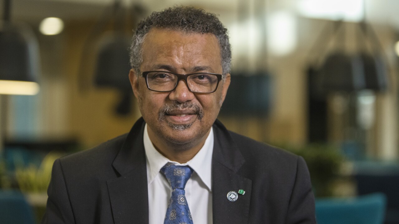 Tedros Adhanom Ghebreyesus, generaldirektör för FN:s världshälsoorganisation WHO och hedersdoktor vid Umeå universitet sedan 2018.