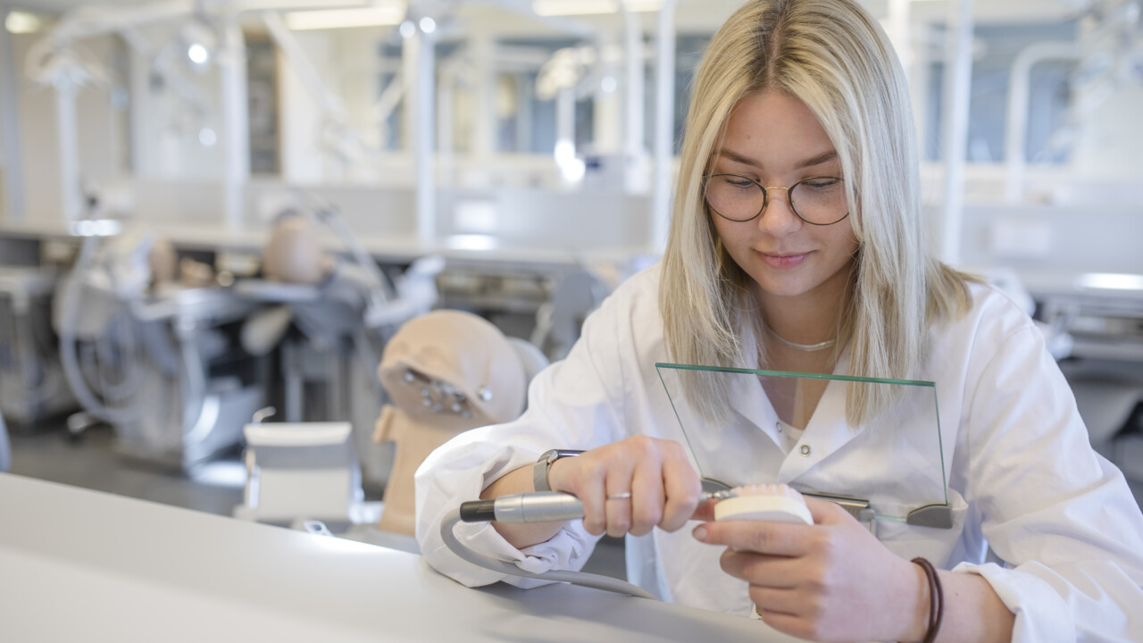 Studenter Tandläkarutbildningen