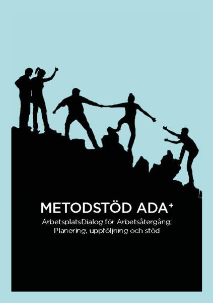 Framsida på boken Metodstöd ADA+