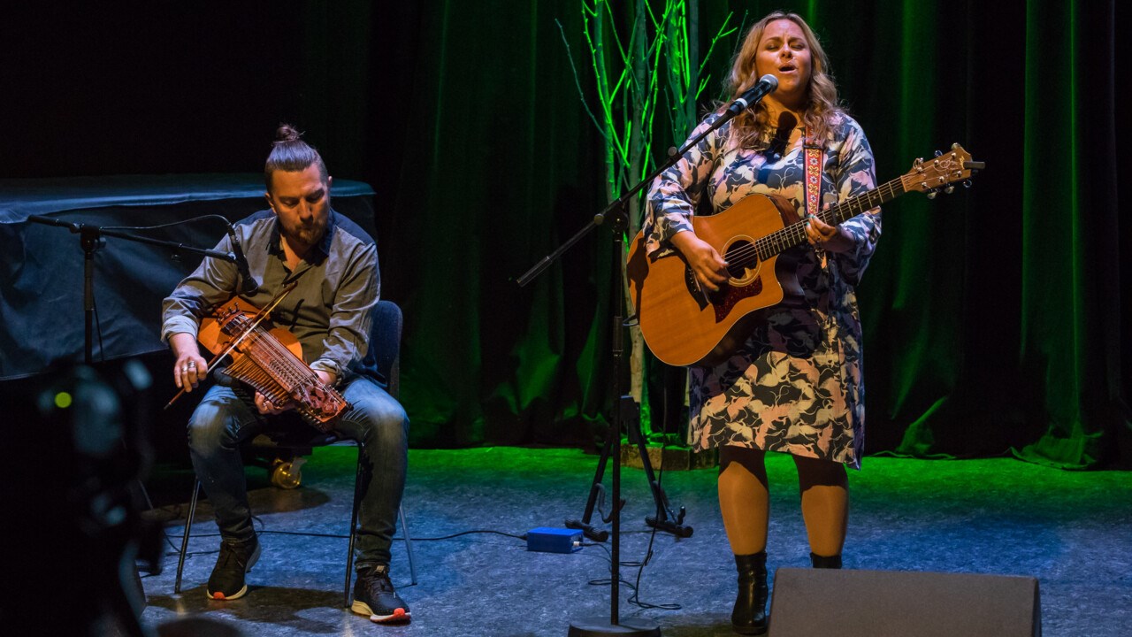 Carolina Miskovsky och Daniel Pettersson på Graduation Ceremony 2019