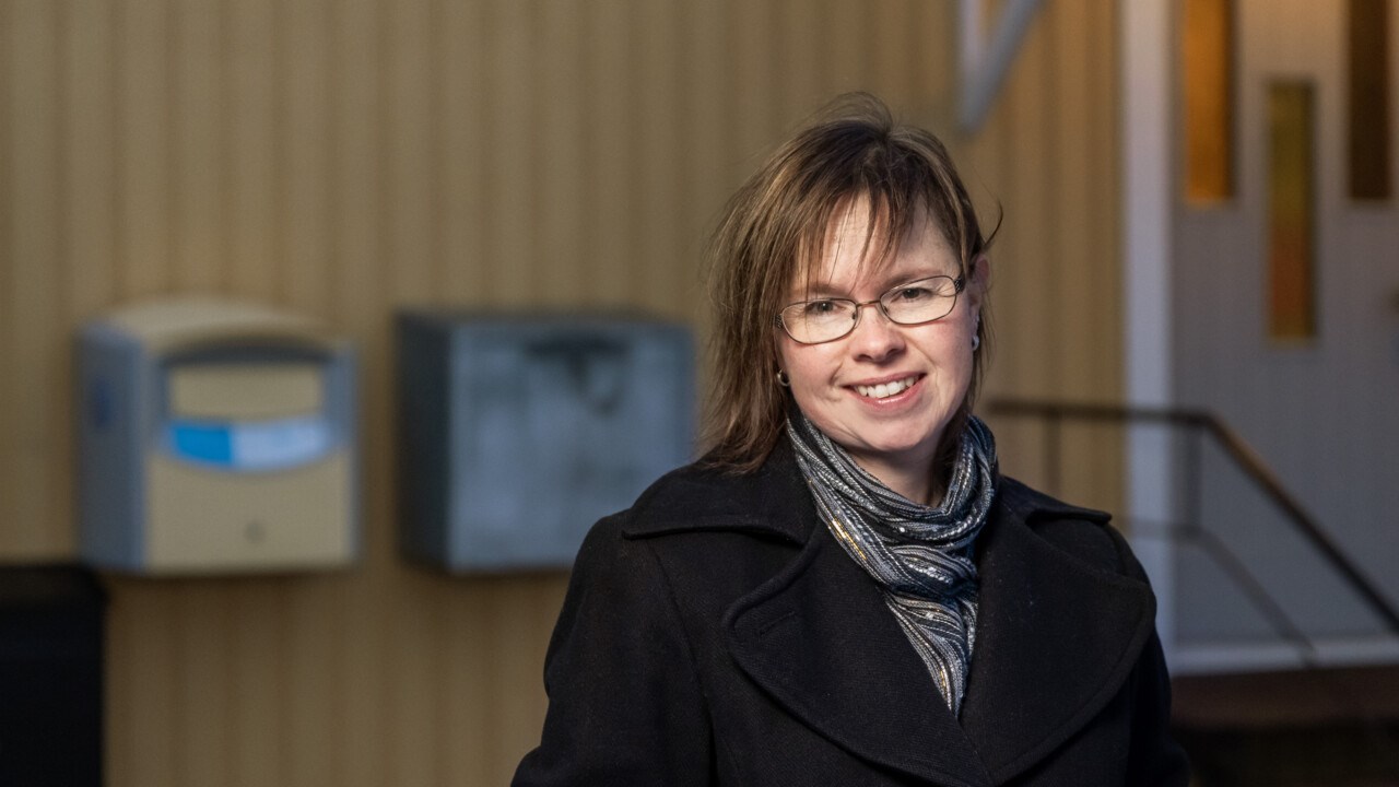 Ingela Granström som studerar till lärare inom VAL, vidareutbildning av lärare.