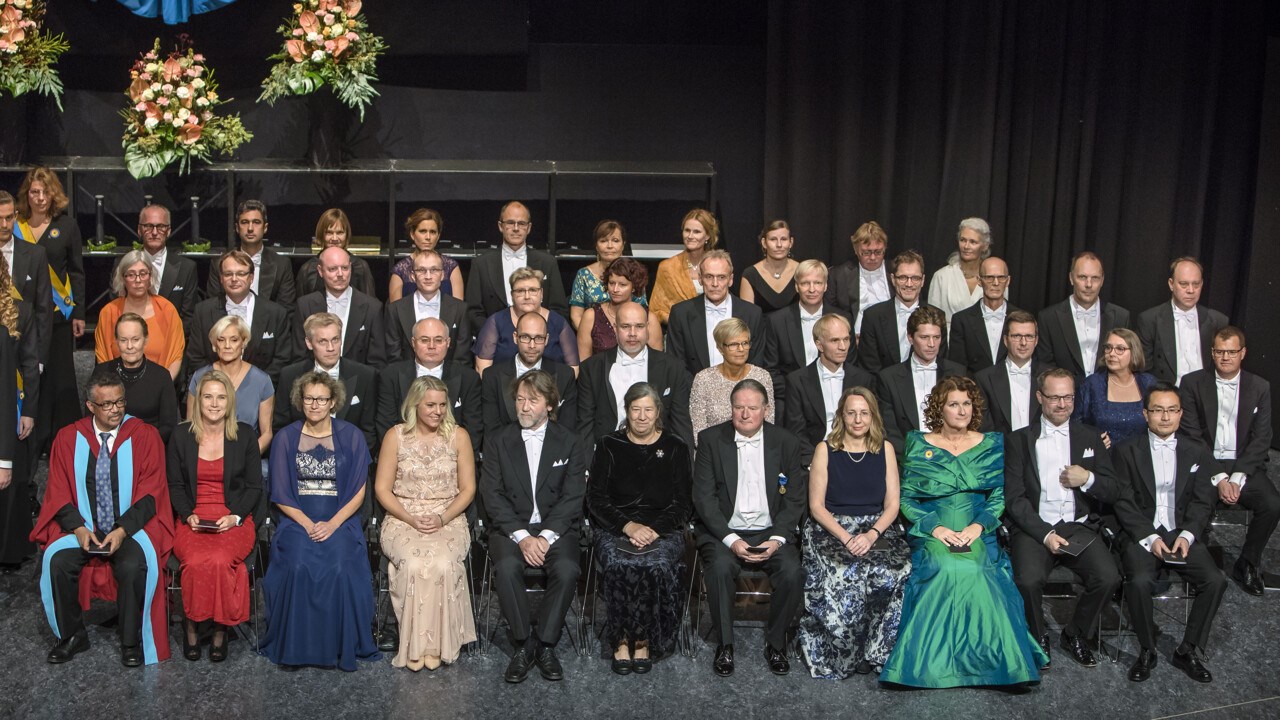 A group photo of from the ceremony at the Annual Celebration 2018