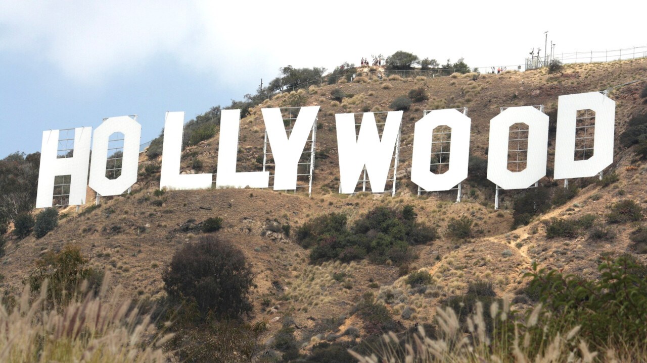 Bild på Hollywood-skylten.