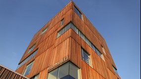 Image of the facade of Bildmuseet art museum