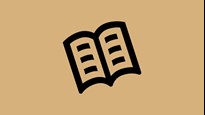 Illustration of an open booklet