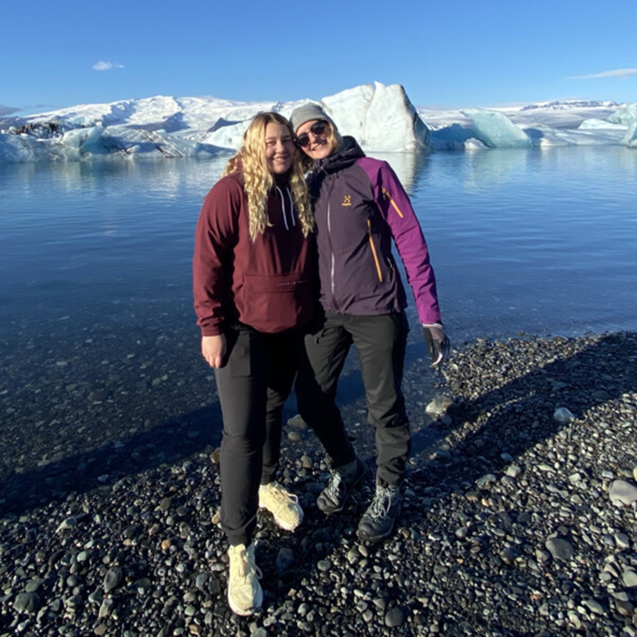 Amalia Winberg gör utbytesstudier på Island