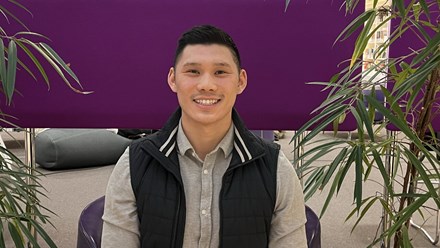 Exchange student Robin Chan