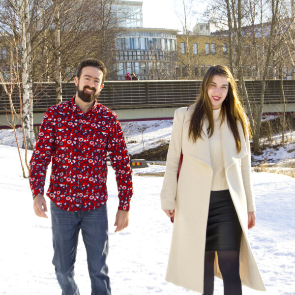 Adolfo Canales and Orsolya Csortan.