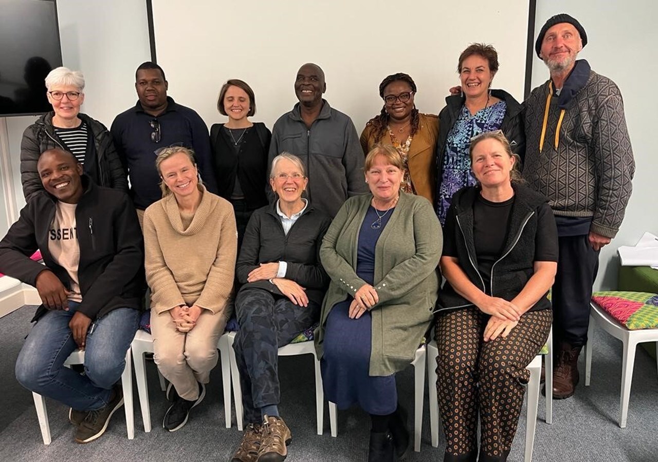 Karin Sporre och hennes samarbetspartners vid SASUF Research & Innovation Week i Sydafrika 2023