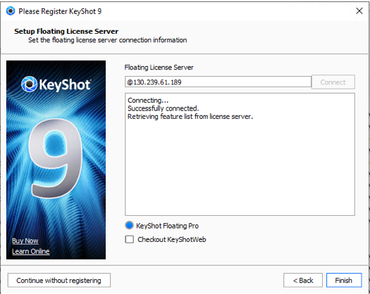 keyshot floating license server keyshot floating license server