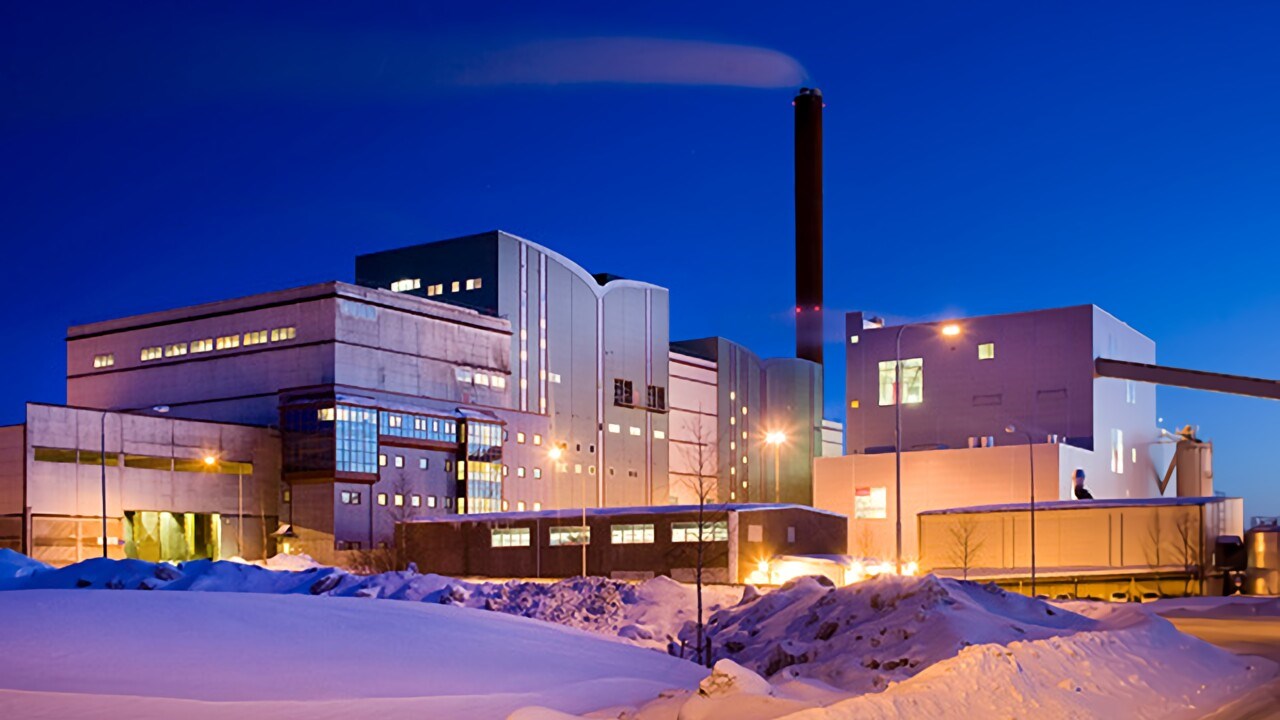 Bild på kraftvärmeverk i Umeå, Umeå energi