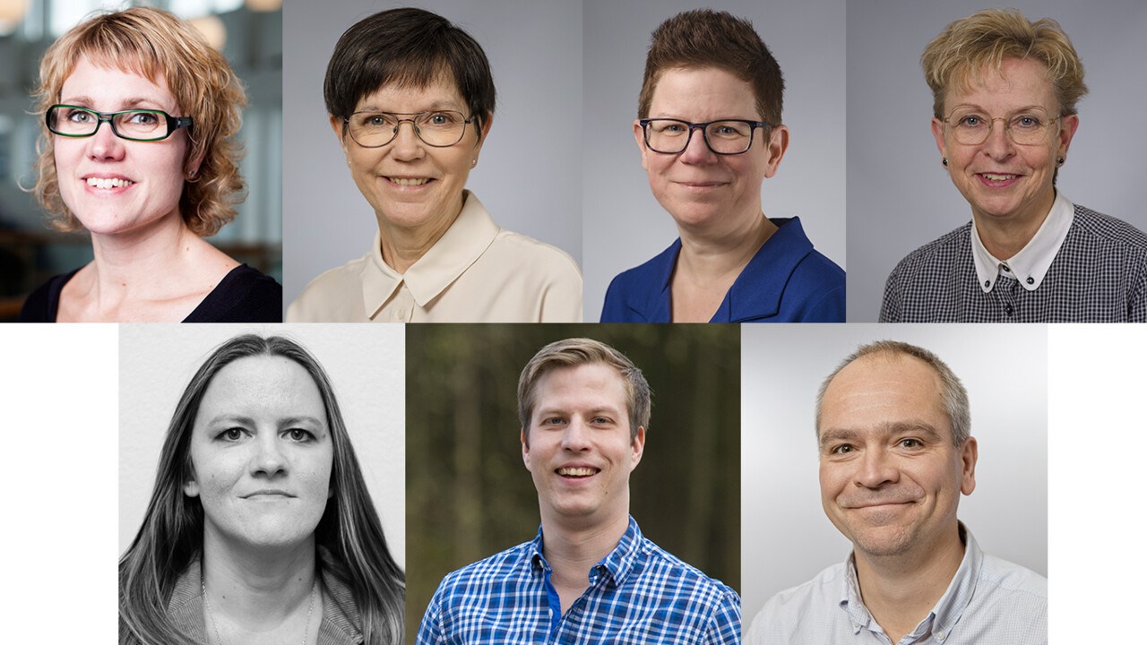 Handelshögskolans kommitté för utbildning och lärande (KUL): Jessica Fahlén, Sofia Isberg, Maria Karlsson, Ulrica Nylén, Malin Näsholm, Tomas Raattamaa och Magnus Wikström.