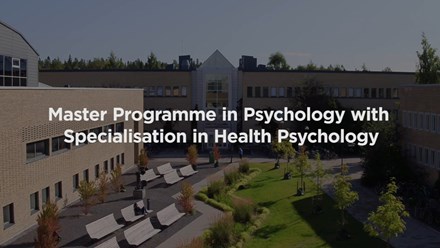 Magisterprogram i psykologi med inriktning mot hälsopsykologi