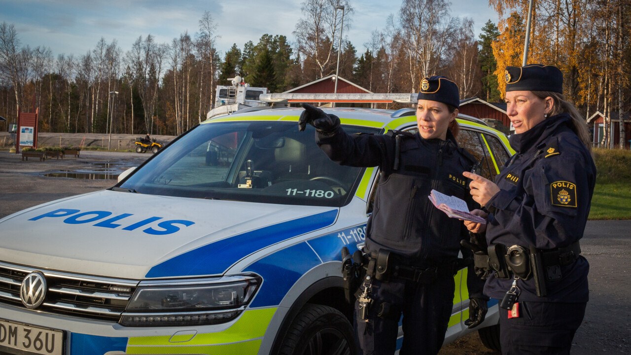 Malin Grenemark som har läst till polis i Umeå och nu gör sin aspiranttjänst i Luleå.