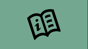Icon showing a manual