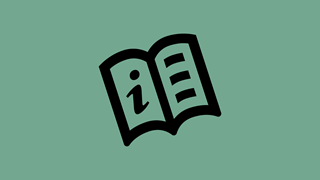 Icon showing a manual