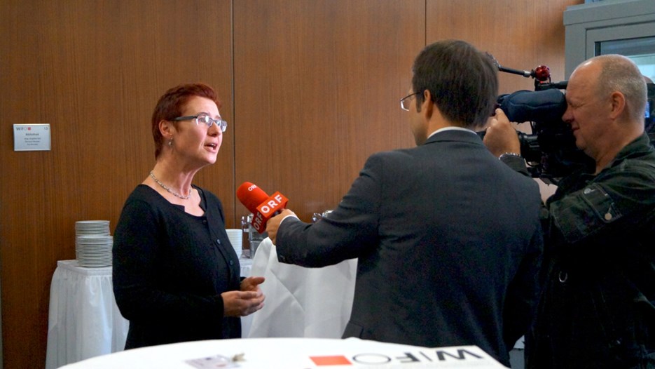 FairTax researcher Margit Schratzenstaller interviewed by austrian tv.