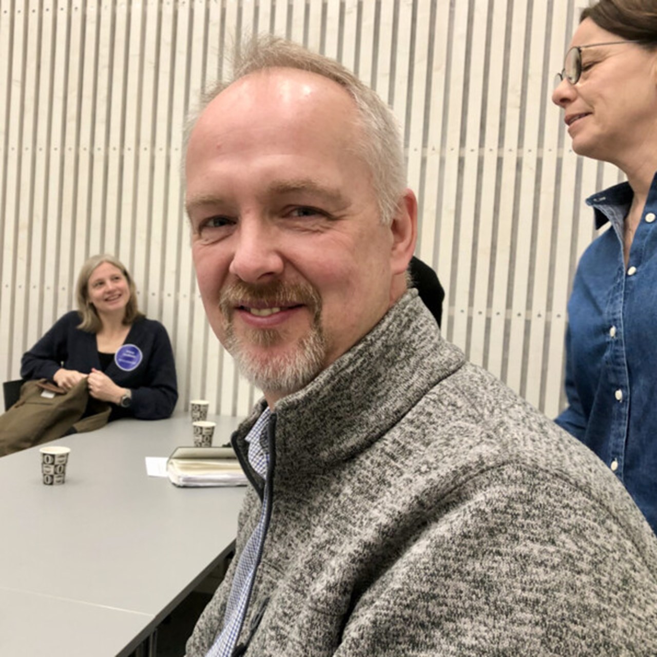 Martin Ärlestig, global produktionschef på Komatsu Forest under besök på AIMday 2022.