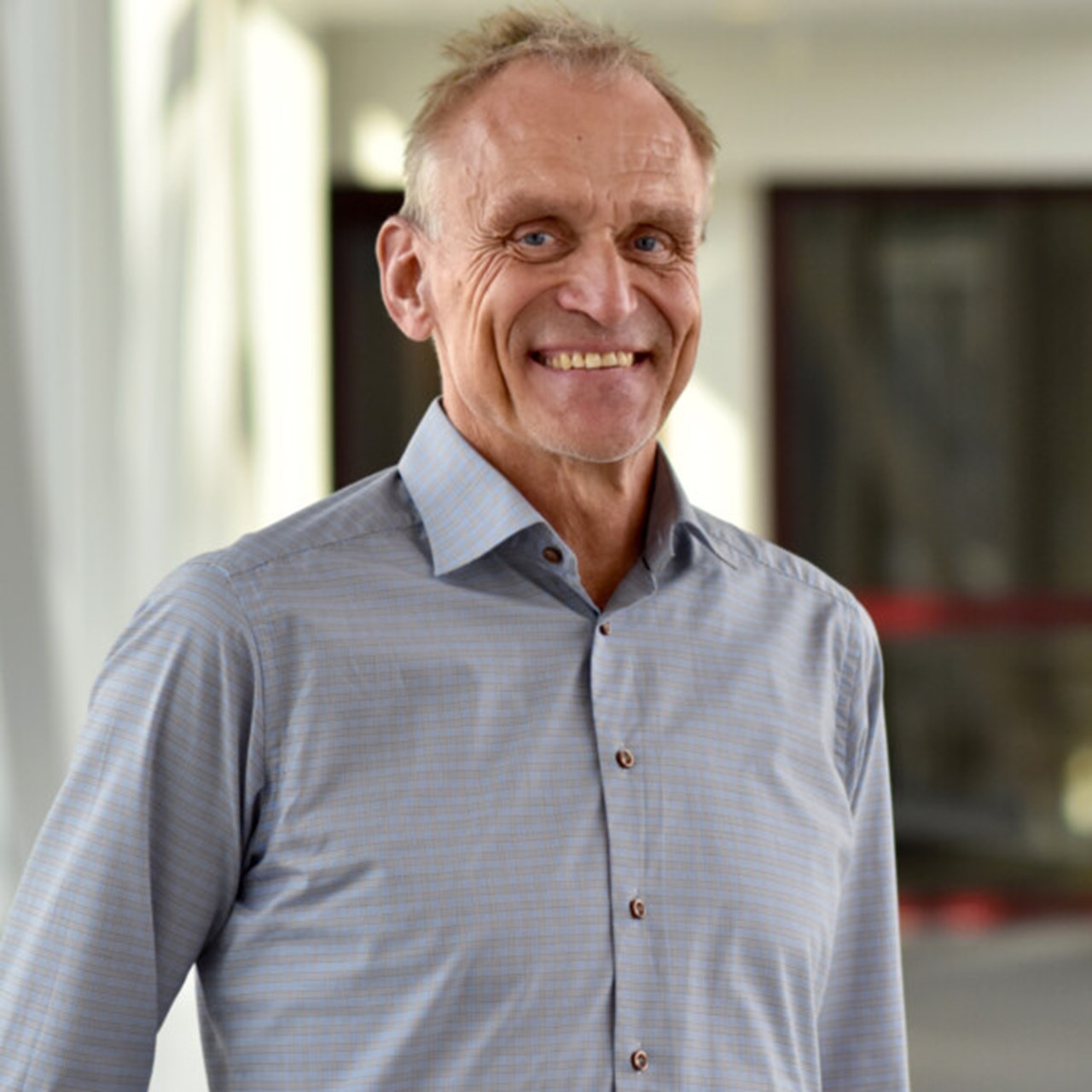 Porträtt på Martin Fahlström, professor i professionell utveckling vid institutionen för klinisk vetenskap på Umeå universitet.