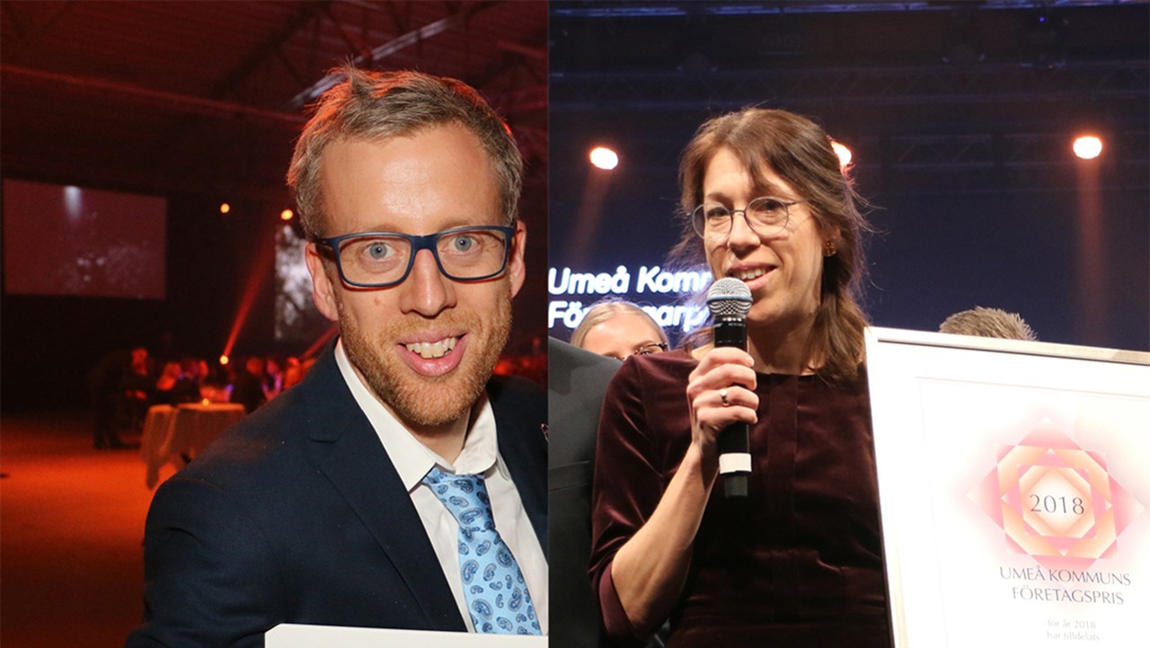 Martin Rosvall och Johanna Björklund Umegalan 2018