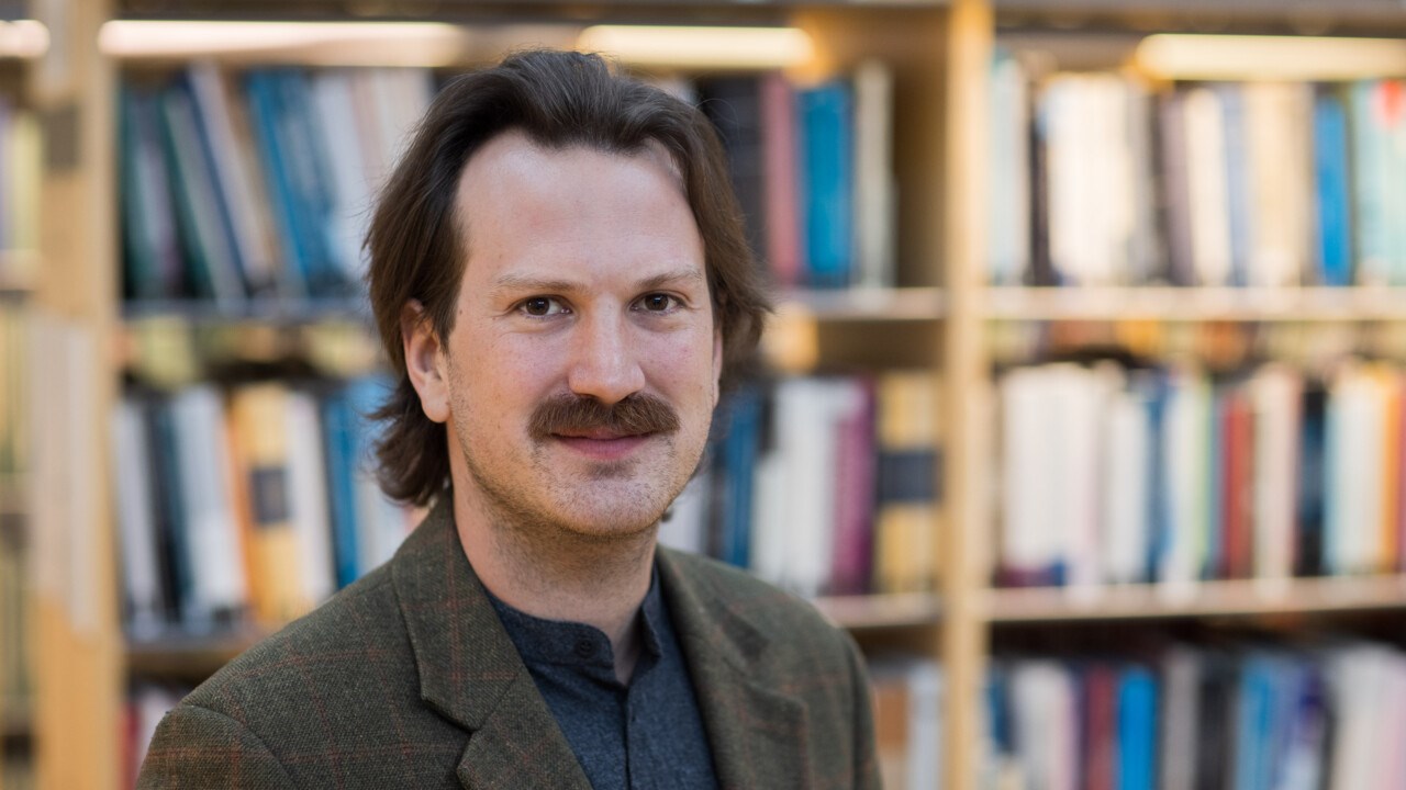 Mattias Näsman, doktorand vid Enheten för ekonomisk historia