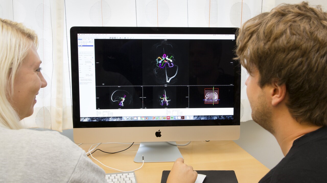 Studenter i Medicinsk Teknik vid institutionen för Strålningsvetenskaper