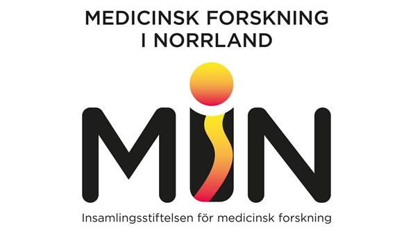 Logotyp med texten Insamlingsstiftelsen medicinsk forskning.