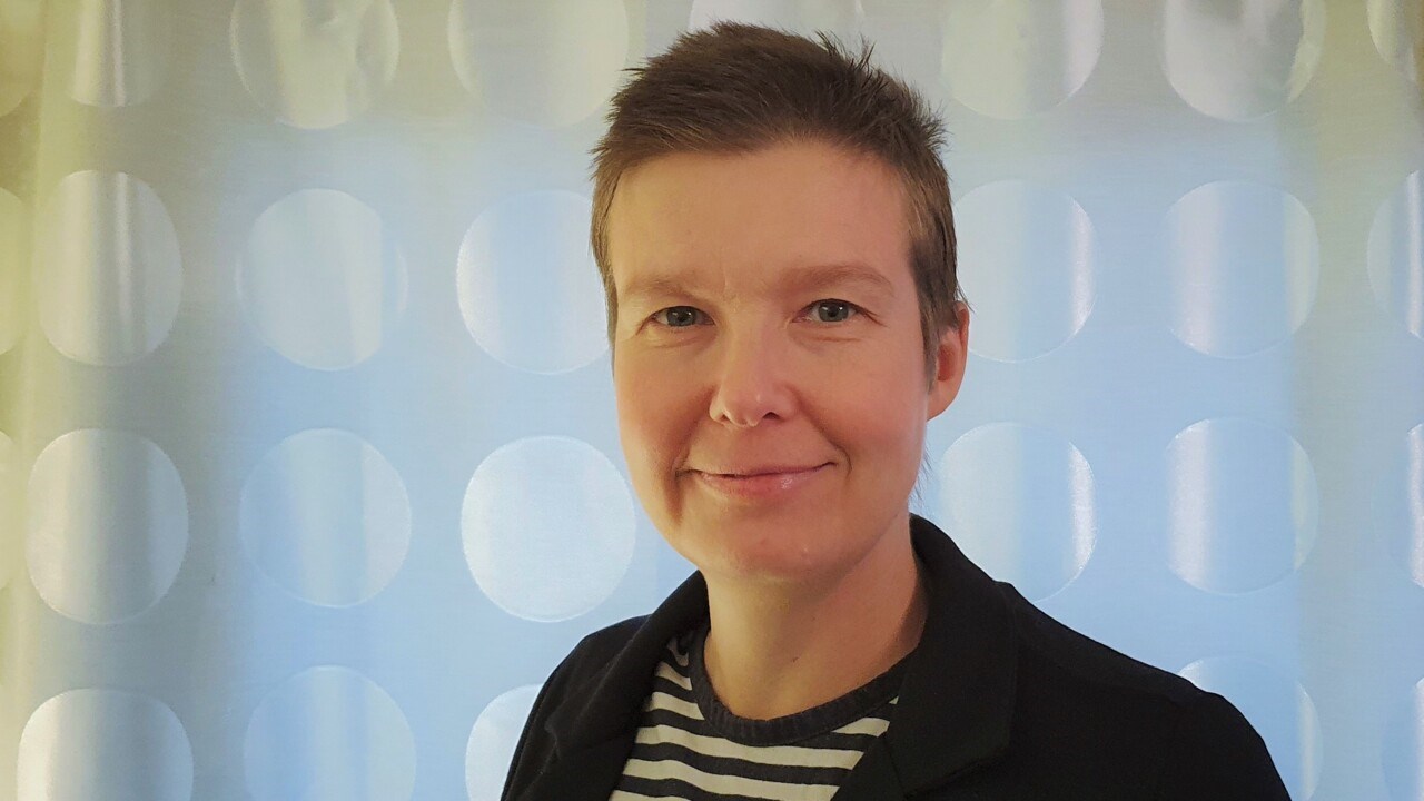 Porträtt på Mona Forsman, teamleader på Adlede i Umeå