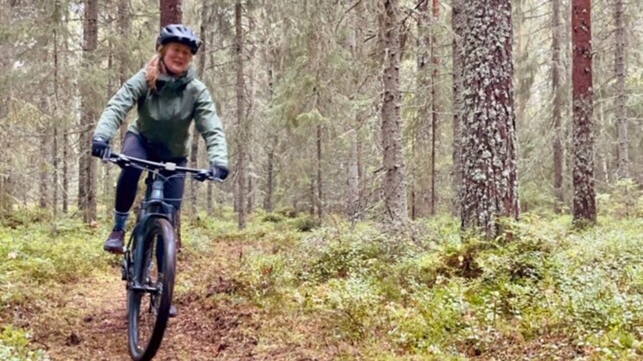 Mountainbike på Hälsa på campus