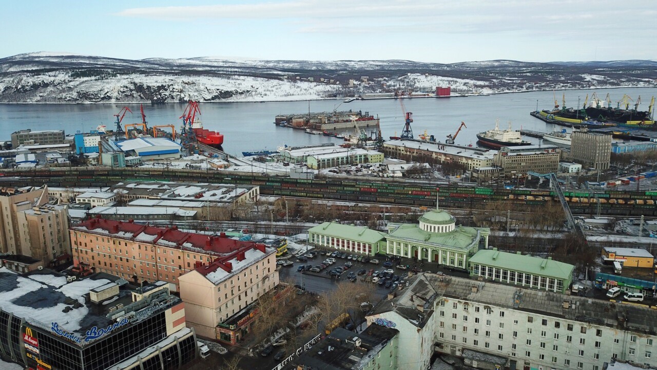 Bild av rysk hamn