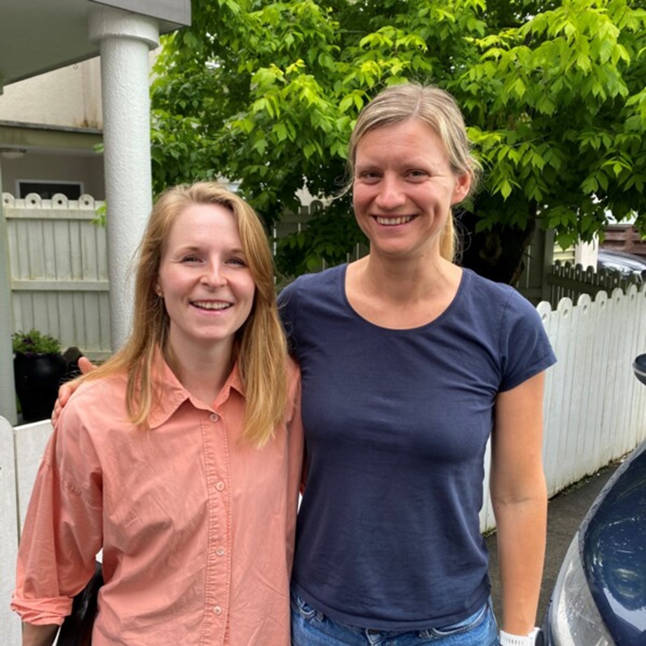 Nina Dahle och Ulrika Andersson på predok.