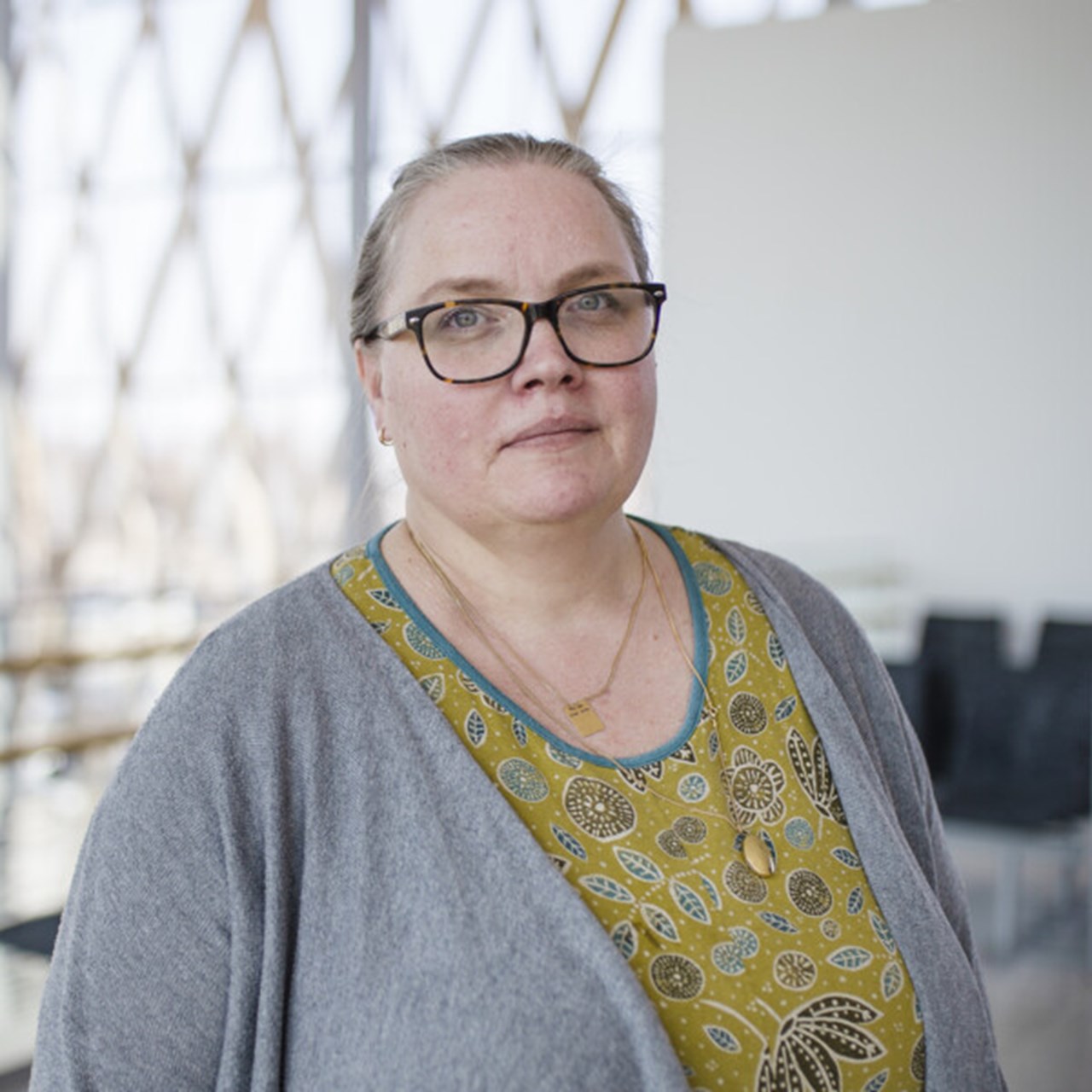 Porträttbild på Annika Nordlund docent, lektor och prefekt vid Institutionen för psykologi.  