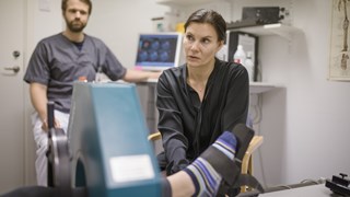 Läkare och patient 