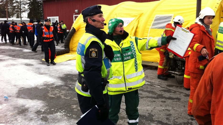 CBRNE samverkansövning.
