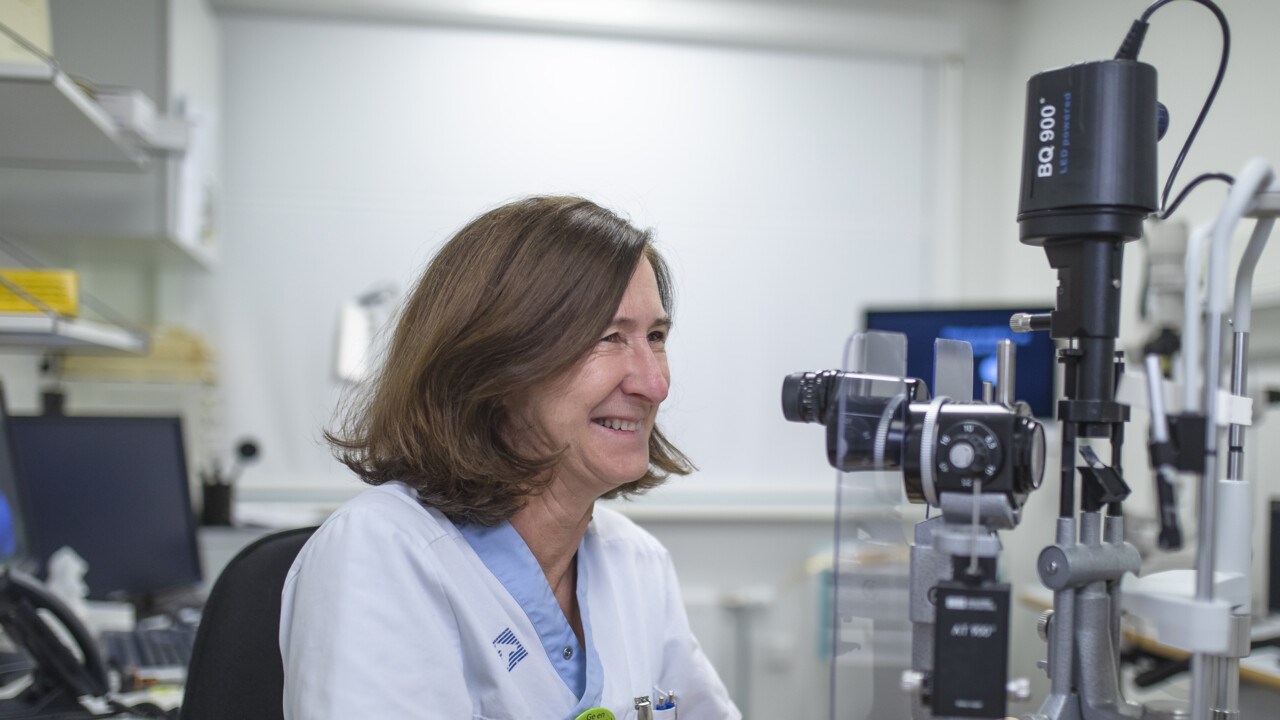 Fatima Pedrosa-Domellöf, professor, överläkare vid Institutionen för klinisk vetenskap, Umeå universitet.