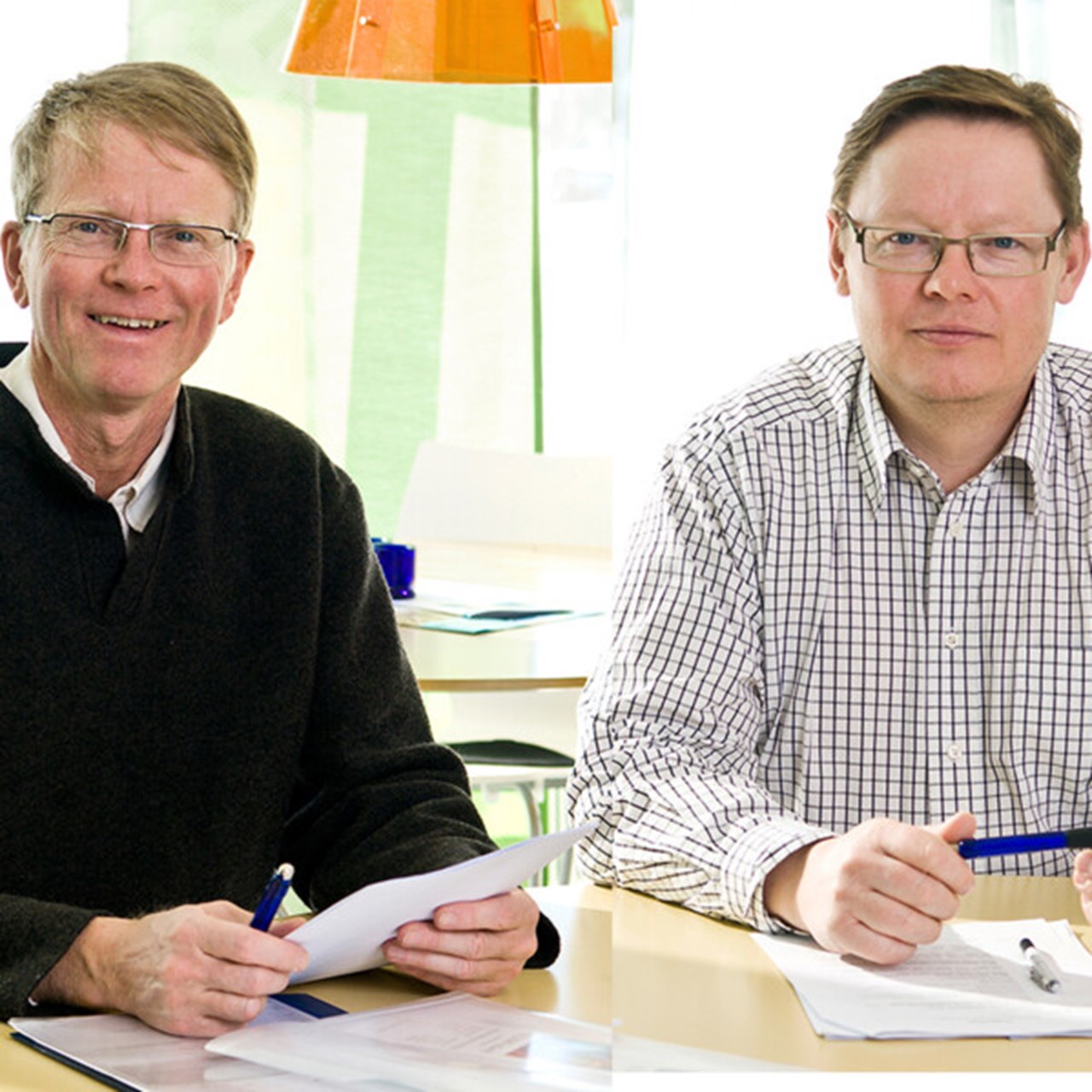 Petter Gustafsson och Benkt Wiklund