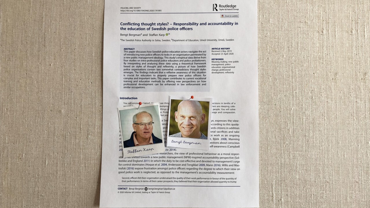 Bengt Bergmans och Staffan Karps artikel