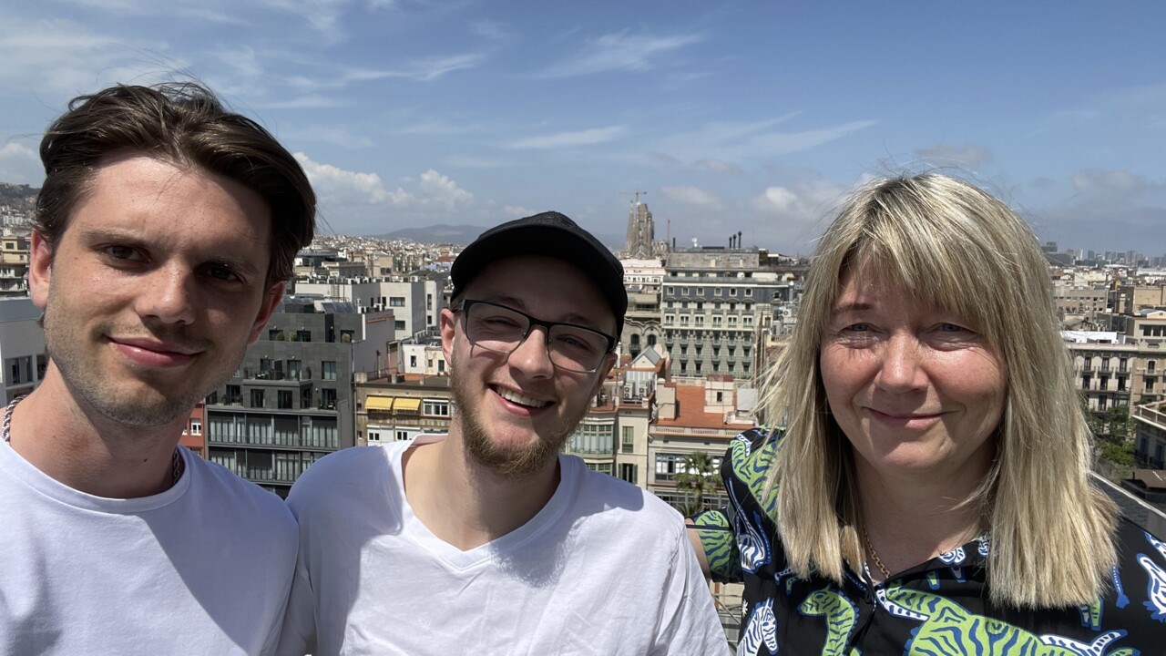 Elias Keuter,  Ludvig Stokki och Inger Eliasson, Umeå univeristet