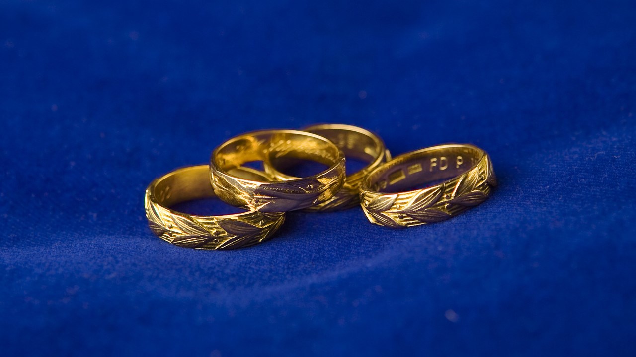 Photo of doctoral rings