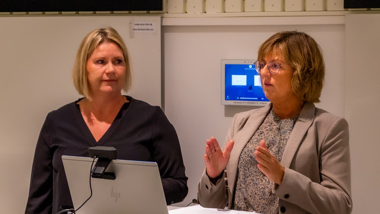 Ruth Mannelqvist och Ewa Rolfsman