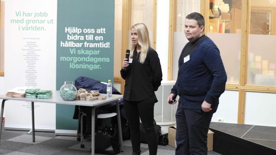 Bild på Mikaela Öhrvall och Marcus Bäckström, Knightec