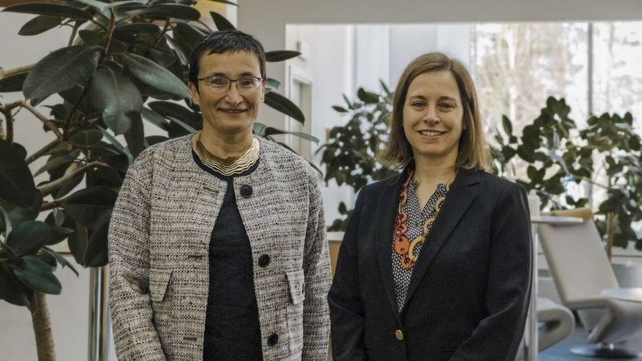 Porträttbild på Professor Virginia Dignum, chef för WASP-HS-programmet, och Sara Martins, Portugals ambassadör i Sverige.