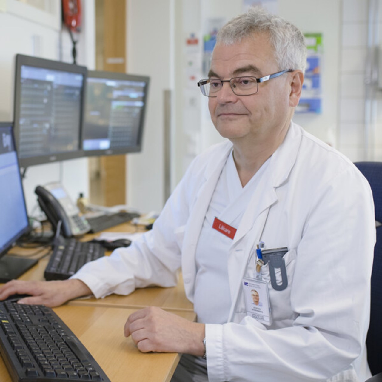 Porträtt av Stefan Söderberg, professor i internmedicin, Institutionen för folkhälsa och klinisk medicin, Umeå universitet.