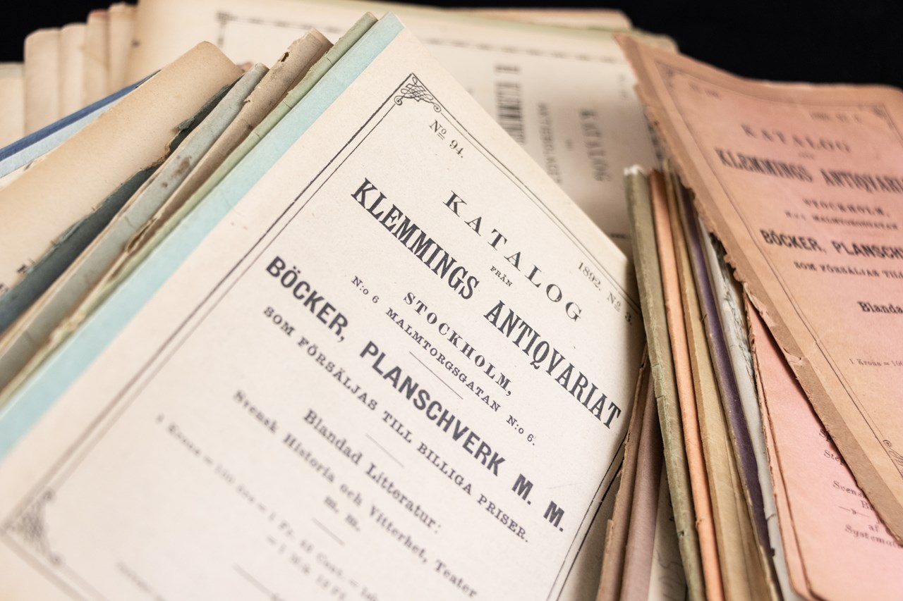The Swedish Antiquarian Booksellers' Association's Catalogue Collection
