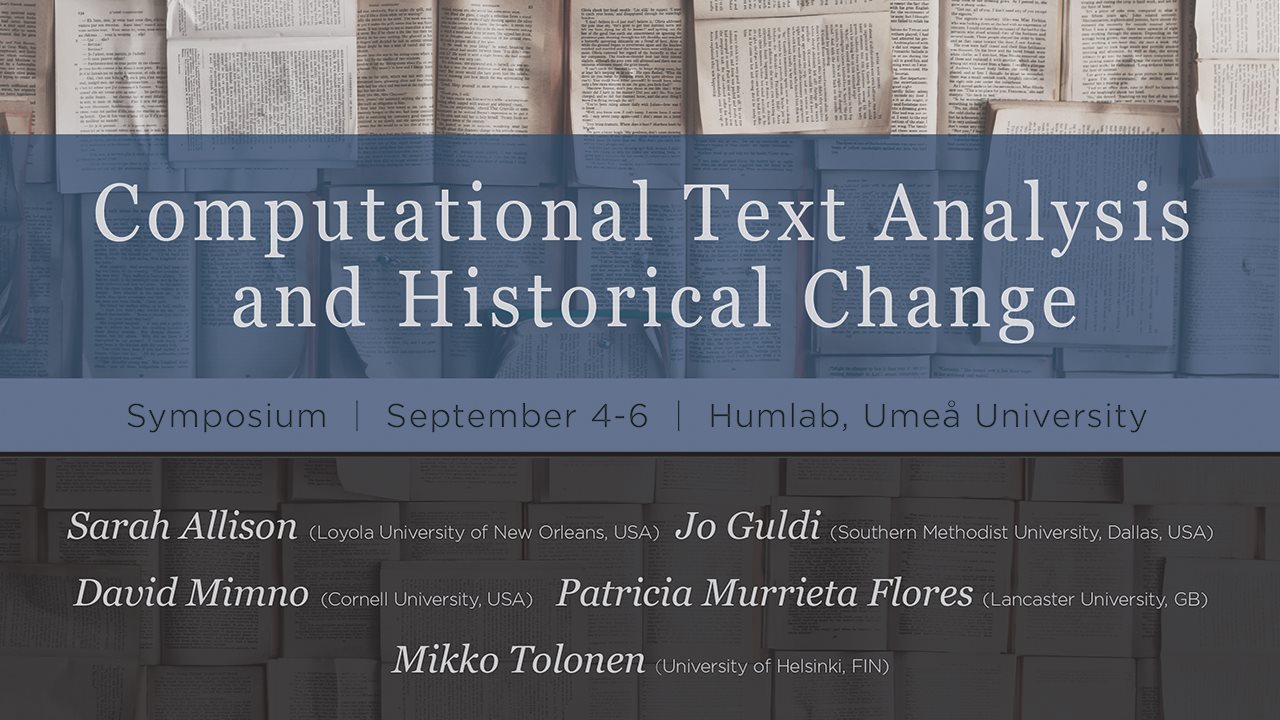 Computational Text Analysis and Historical Change