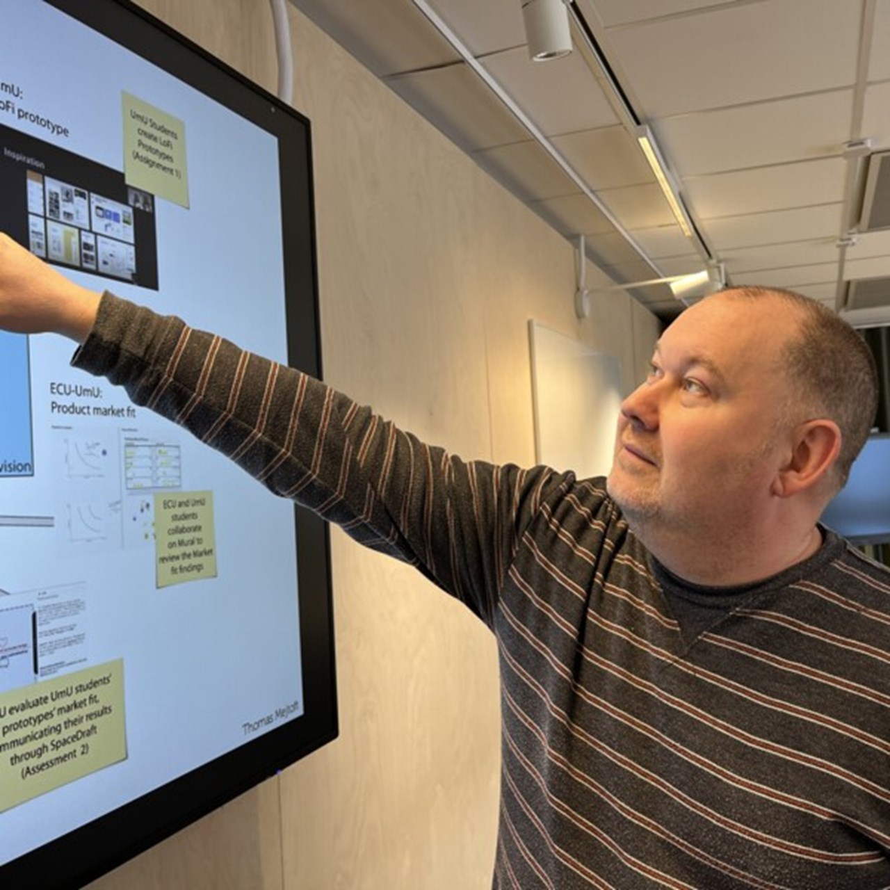 Porträtt på Thomas Mejtoft, universitetslektor på Institutionen för tillämpad fysik och elektronik