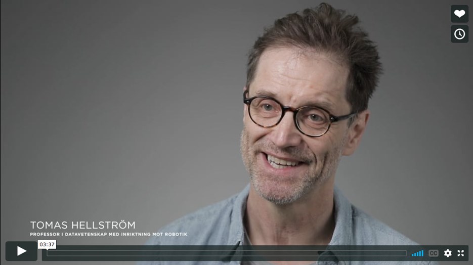 Film: Thomas Hellström - Professor i datavetenskap med inriktning mot robotik