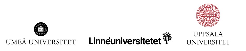 Umeå universitet, Linnéuniversitetet, Uppsala universiitet